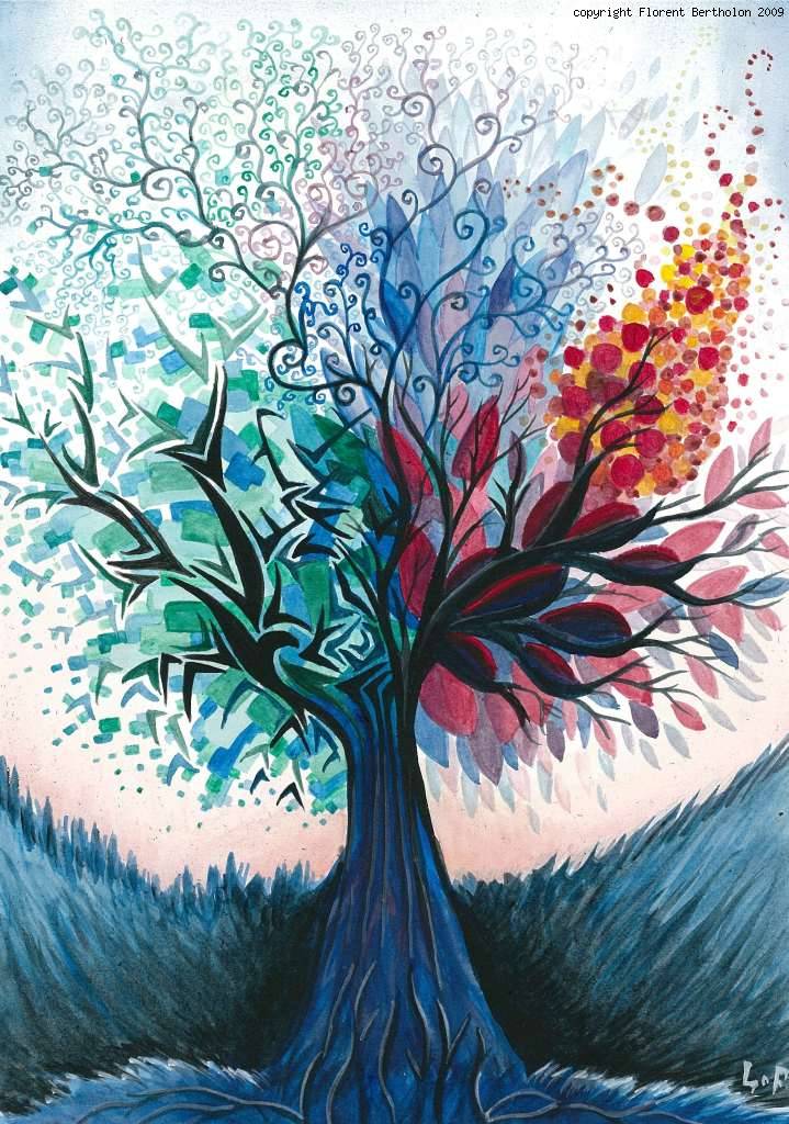 Nature Psychédélique: Psychedelic Tree
