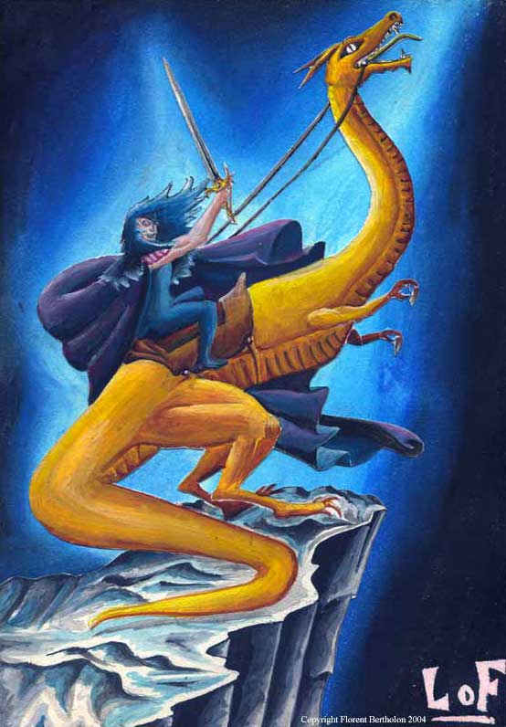 Heroic Fantasy: Chevalier dragon